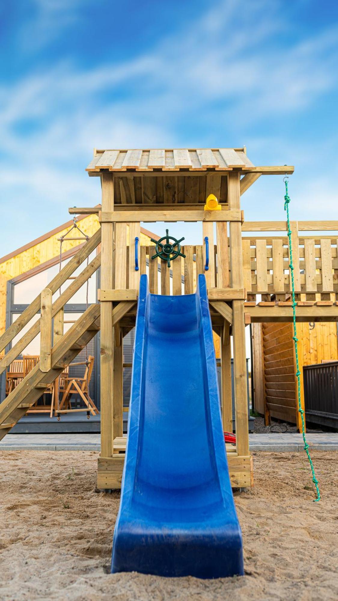 Prázdninový dům Nadmorskie Chatki - Sauna - Opcja Z Prywatna Balia Kapielowa Lub Bez Gąski